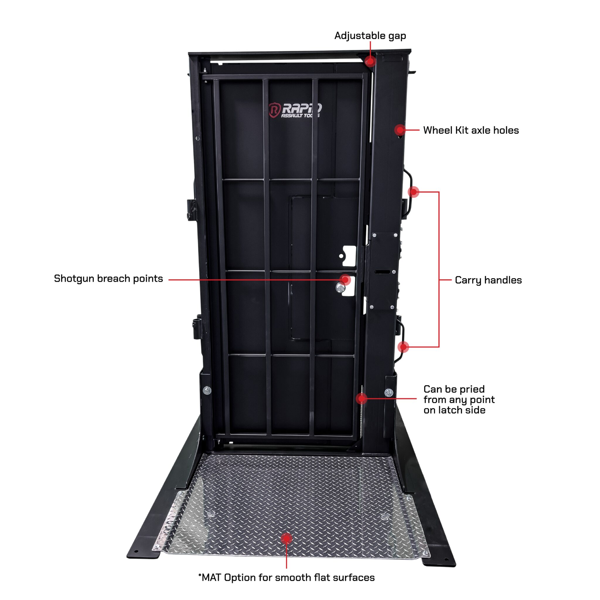 Rapid Assault Tools – ALL‑IN‑ONE BREACHING TRAINING DOOR GEN2