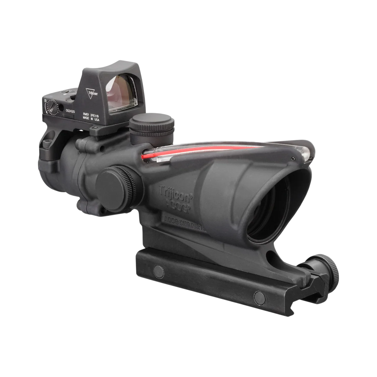 Trijicon ACOG 4×32 BAC Riflescope w/ Trijicon RMR -.223 BDC BK