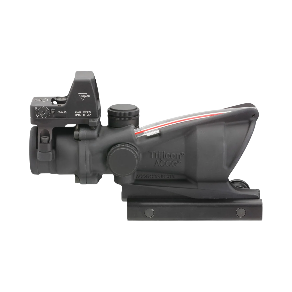 Trijicon ACOG 4×32 BAC Riflescope w/ Trijicon RMR -.223 BDC BK